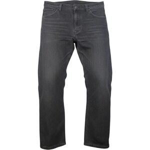 Off The Grid Hideout Denim Standard Fit Black Moto Jeans OMWP320002BL22 36 NWT